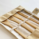 bamboo silverware portable