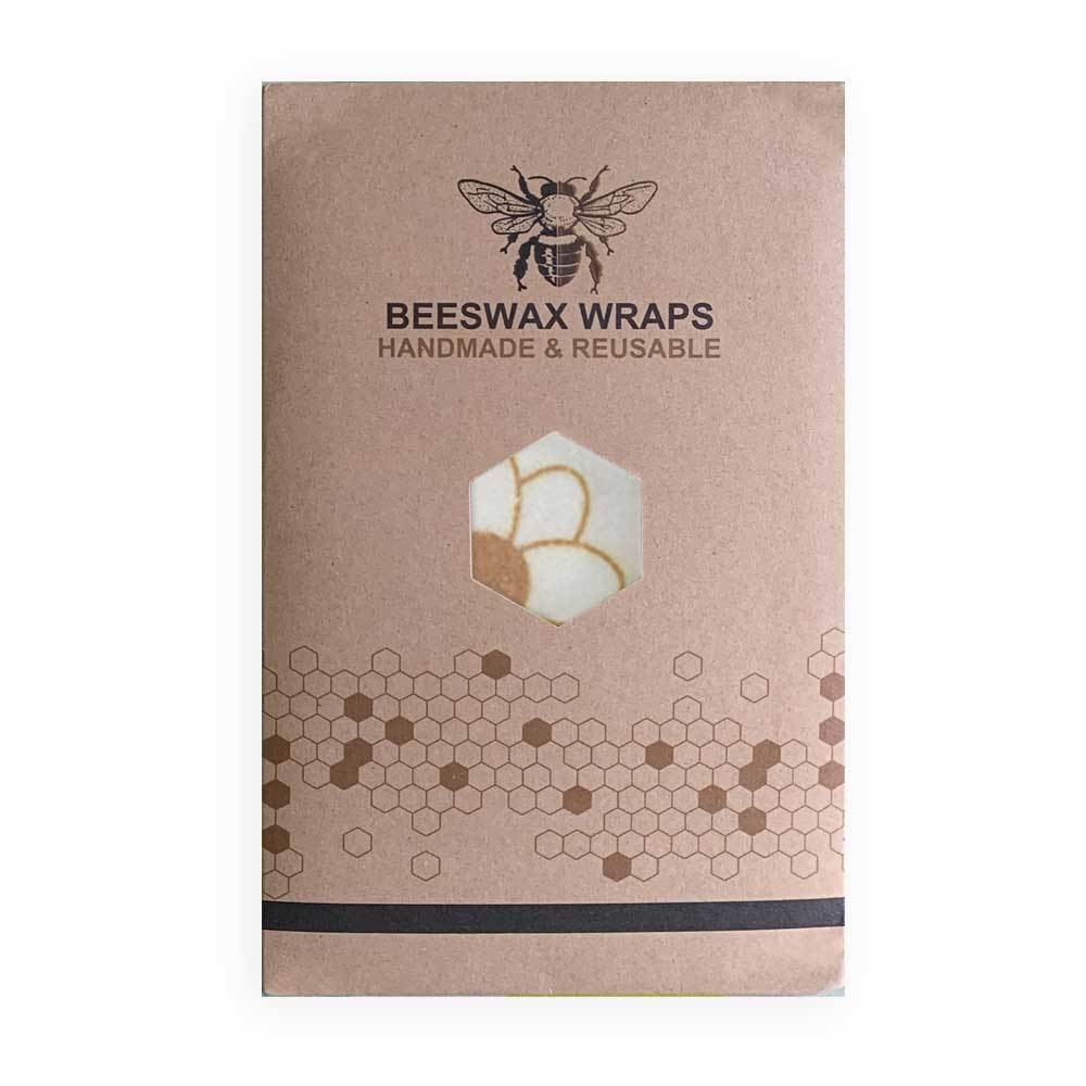 Reusable Beeswax wraps - flower design