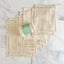Organic Cotton Reusable Produce Bags (Set of 7)