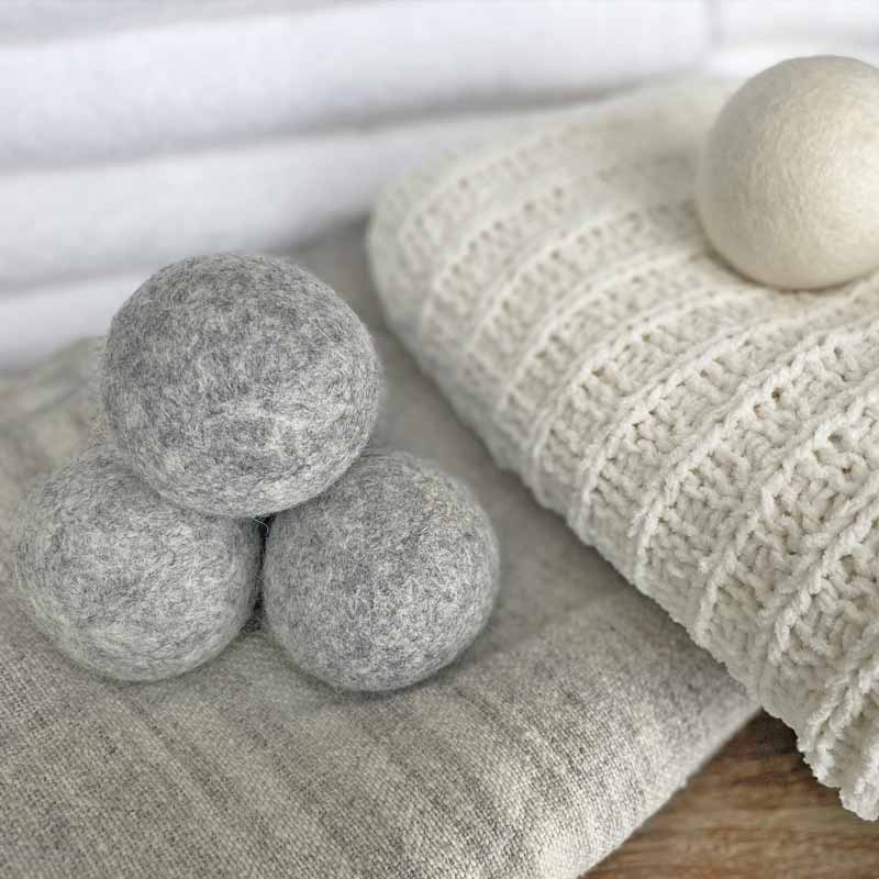 Natural Wool Dryer Balls - Mixed