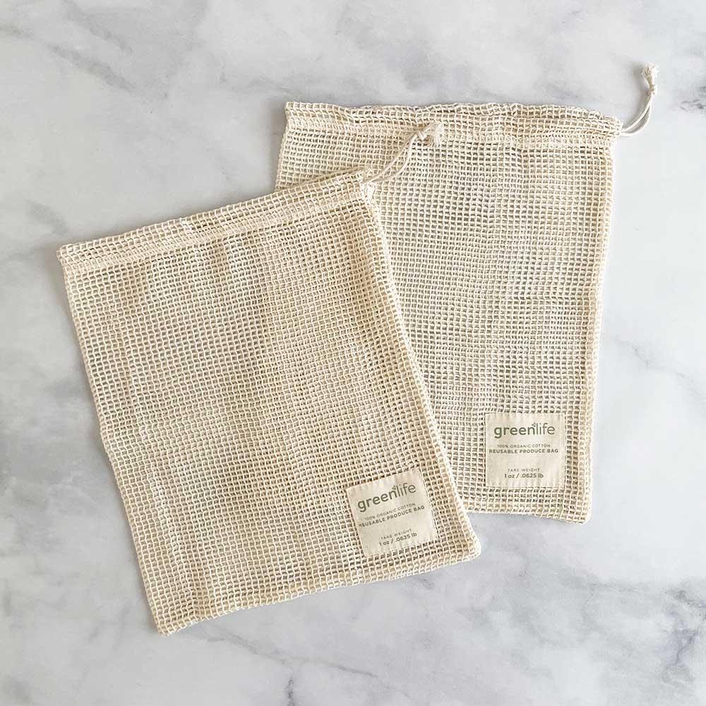 reusable produce bag set