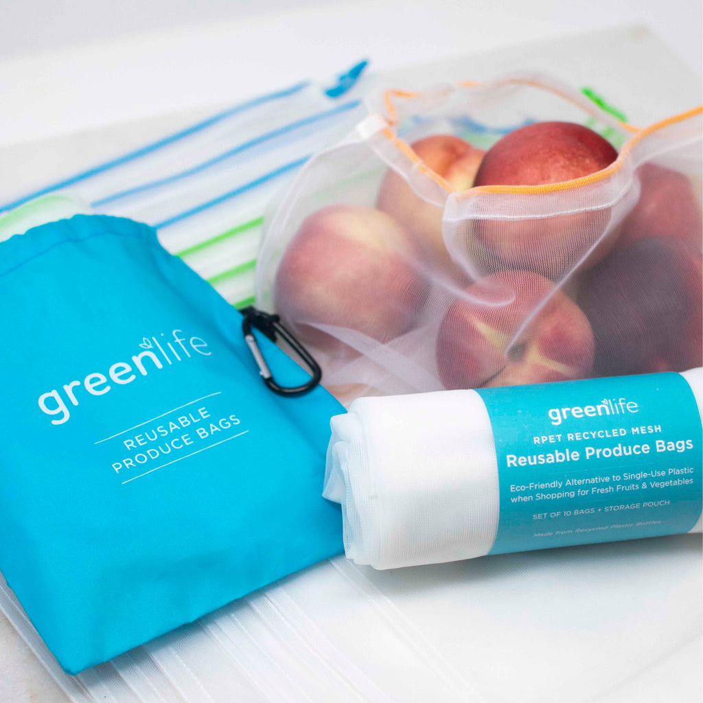 Ecowaare set of 15 reusable mesh produce bags best sale