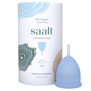 Saalt Menstrual Cup - Ocean Blue