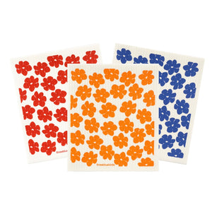 Swedish Dishcloth Gift Set - Poppies