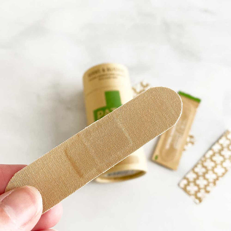 bamboo bandaid close up