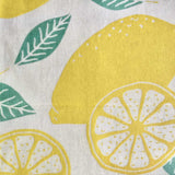 beeswax food wrap lemon pattern