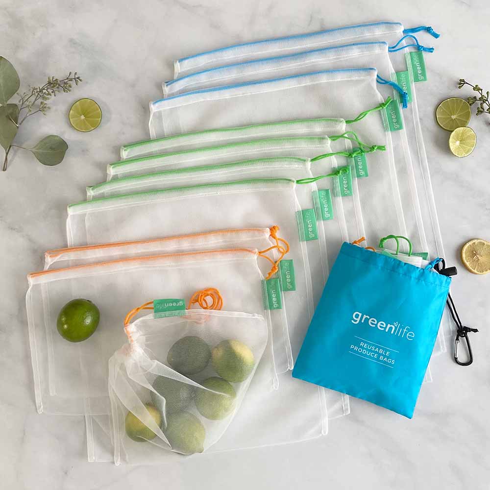 Deluxe Bundle of Reusable Food Storage Bags (Set of 12) | GreenLife | Sister Collective