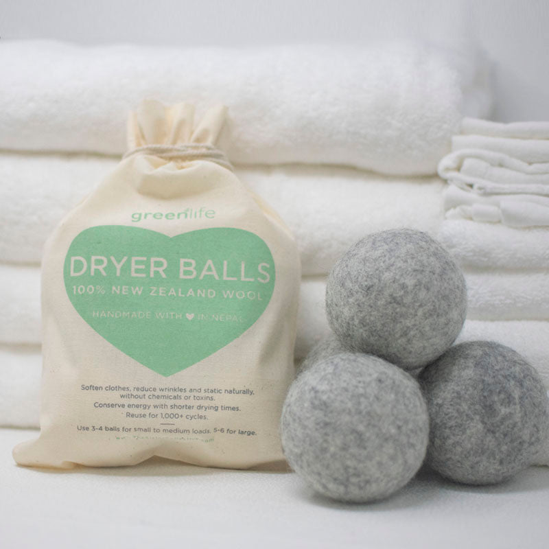 grey dryer balls for dark clothes