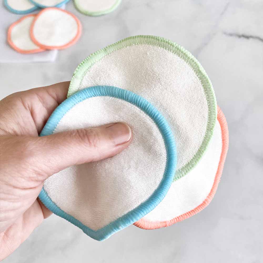 reusable makeup pads with laundry bag
