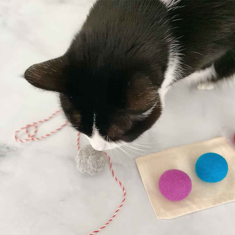 Cat Toys,wool Ball,high Quality Cat Toys Bright Colored Yarn Cat