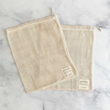 organic cotton produce bags medium set of 2