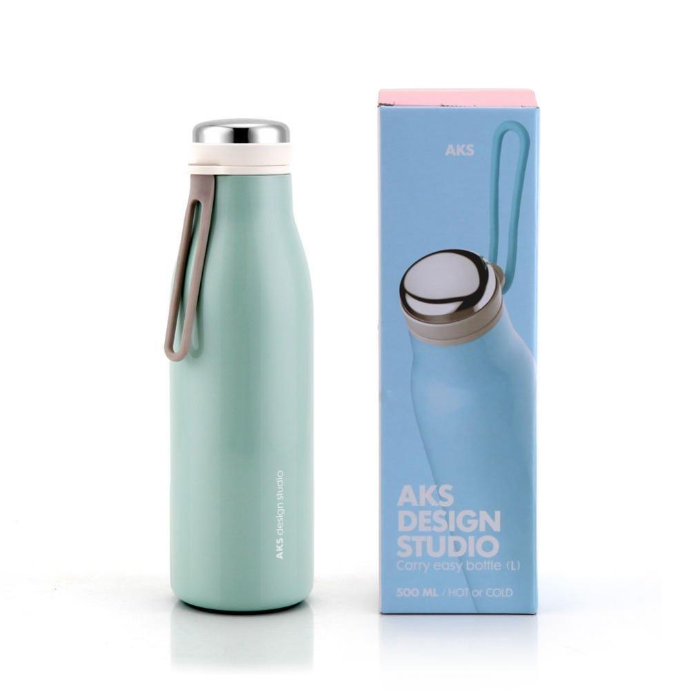 AKS design studio water bottle teal