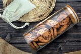 Glass Storage Jars with Bamboo Lid
