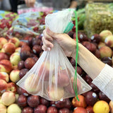 reusable produce bag mesh medium with fruit