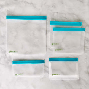 silicone ziplock bag set