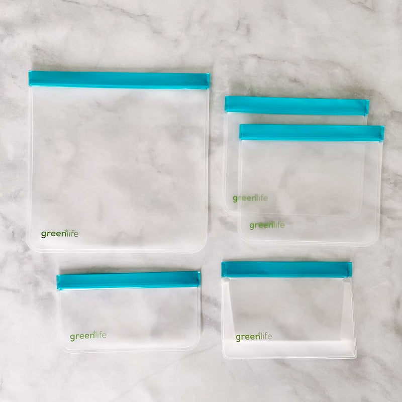 silicone ziplock bag set