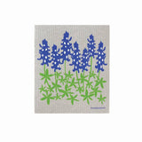 blue flower swedish dishcloth